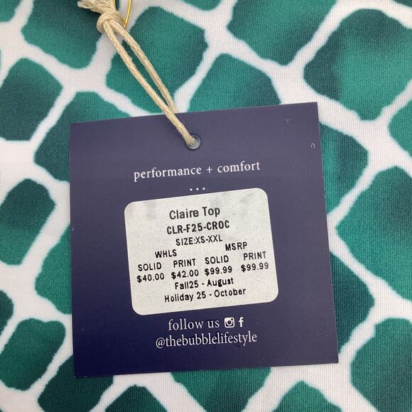 The Bubble Womens Claire Tank Top Green Size Medium NWT‎ - Picture 7 of 10